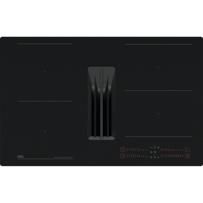 Hovedbilde AEG Induksjonstopp med integrert ventilator 80 cm ...