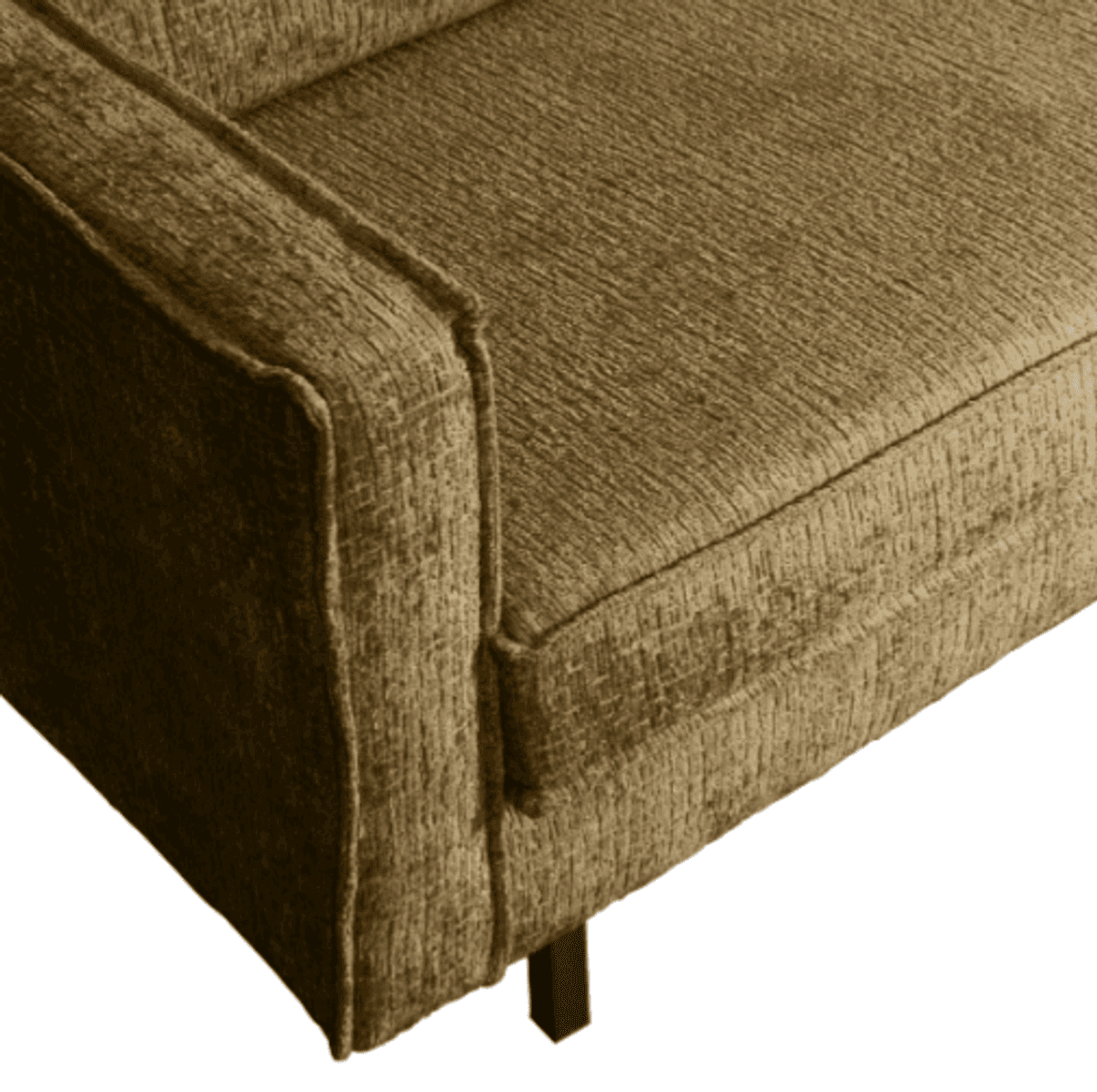 BePureHome Rodeo Corner Sofa Right Velvet brass