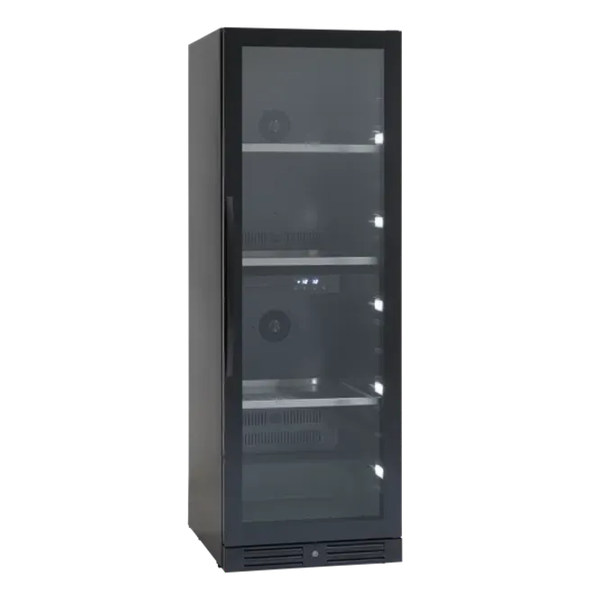 Hovedbilde Scandomestic vinskap 2 soner sort med plass til 138 flasker ...