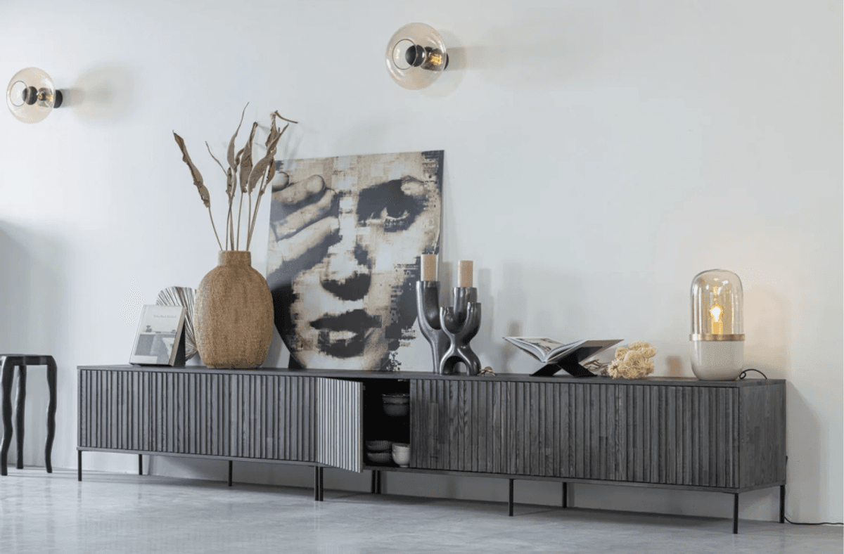 WOOOD sidebord New Gravure 150 cm espresso ask 373473-E