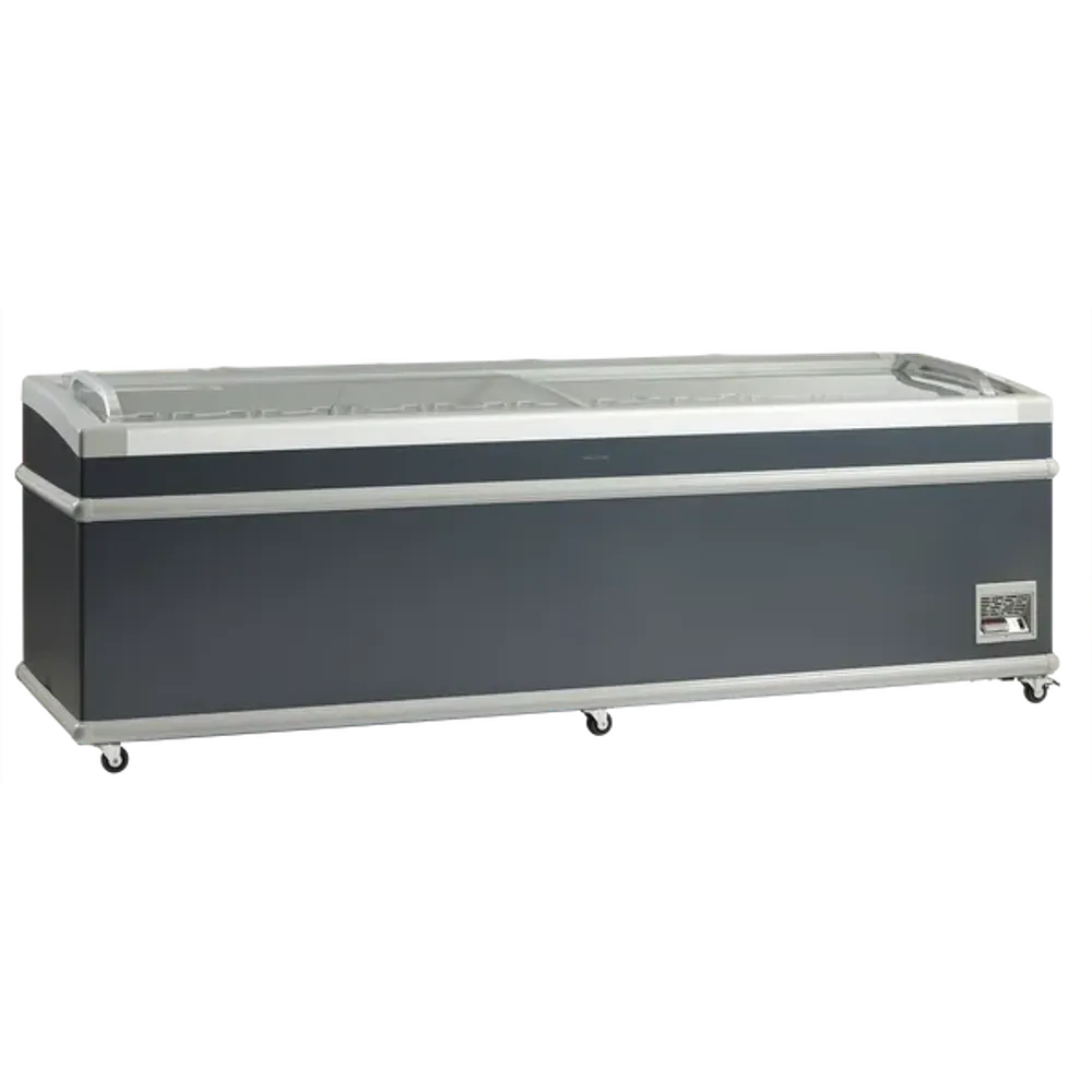 Scandomestic display fryseboks i svart 900 L SIF900D